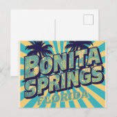 Bonita springs träumend postkarte (Vorne/Hinten)