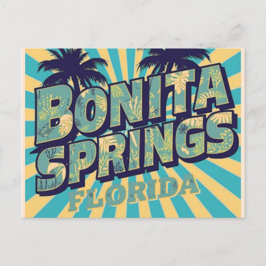 Bonita springs träumend postkarte (Vorderseite)