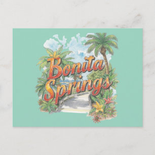 Bonita springs träumend postkarte