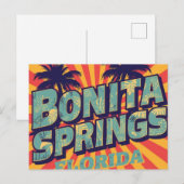 Bonita springs träumend postkarte (Vorne/Hinten)