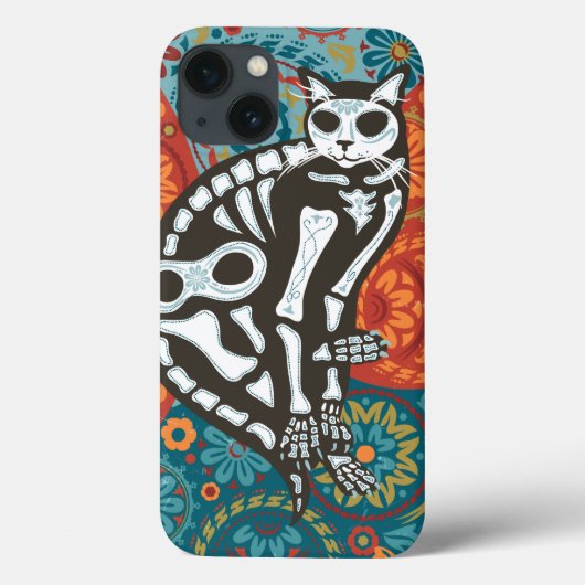 Bonito Joe Dia de los Muertos iPhone Case (Rückseite)