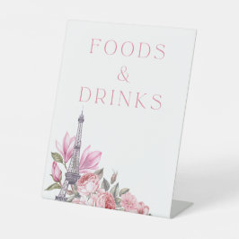 Bonjour Bebe | Babydusche Sockelschild