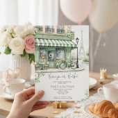 Bonjour Bebe eiffel tower French chic baby Shower Einladung