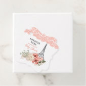 Bonjour Bebe Eiffel Tower Paris Baby Dusche Geschenkanhänger (Beispiel)