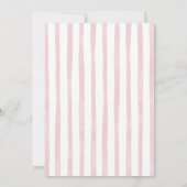 Bonjour Bebe French Baby Dusche Einladung (Rückseite)