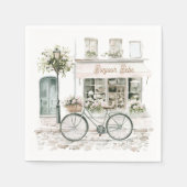 Bonjour Bebe French Baby Dusche Serviette (Vorderseite)