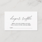 Bonjour Bebe French Baby Dusche Windelwanne Begleitkarte (Vorderseite)