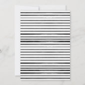 Bonjour Bebe French Gender Neutral Baby Shower Einladung (Rückseite)