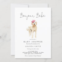 Bonjour Bebe French Golden Doodle Baby Dusche