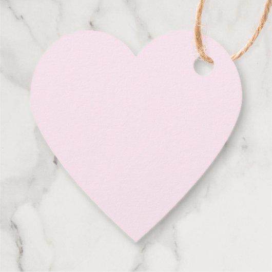 Bonjour Bebe French Patisserie Babydusche Pink Geschenkanhänger (Rückseite)