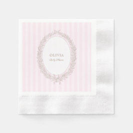 Bonjour Bebe French Patisserie Babydusche Pink Serviette