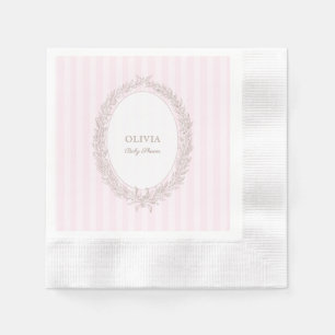 Bonjour Bebe French Patisserie Babydusche Pink Serviette