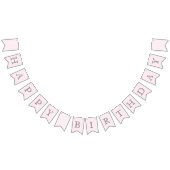 Bonjour Bebe French Patisserie Birth Wimpelkette (Alle)