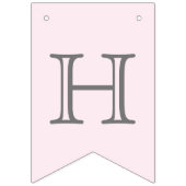 Bonjour Bebe French Patisserie Birth Wimpelkette (Zweite Fahne)