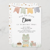 Bonjour Bebe French Pinguin Neutral Baby Dusche Einladung (Vorne/Hinten)