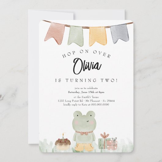 Bonjour Bebe French Pinguin Neutral Baby Dusche Einladung (Vorderseite)