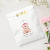 Bonjour Bebe French Watercolor Bear Baby Dusche Fa Geschenktütchen (Versiegelt)