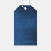 Bonjour Bebe French Watercolor Bear Babydusche Geschenkanhänger (Rückseite)