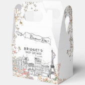 Bonjour Bebe Gender Neutral Baby Dusche Geschenkschachtel (Offen)