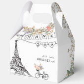 Bonjour Bebe Gender Neutral Baby Dusche Geschenkschachtel (Rückseite)