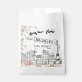 Bonjour Bebe Gender Neutral Baby Dusche Geschenktütchen (Vorderseite)