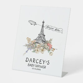 Bonjour Bebe Gender Neutral Baby Dusche Sockelschild