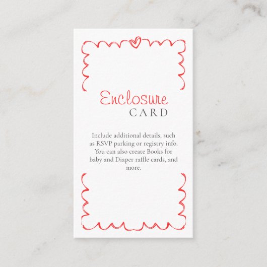 Bonjour Bébé Milch und Cookies Moderne Babydusche Begleitkarte (Vorderseite)