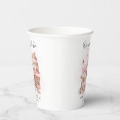 Bonjour Bebe Paris Cafe Baby Dusche Pappbecher (Rechts)