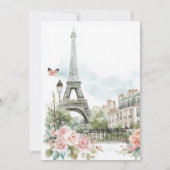 Bonjour Bébé Paris Einladung zur französischen Bab (Rückseite)