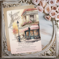 Bonjour Bebe Paris France French Café Baby Shower