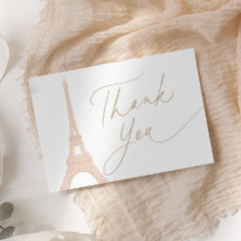 Bonjour Bebe Paris French Baby Dusche Dankeskarte