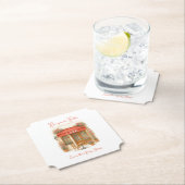 Bonjour Bebe Paris French Café Baby Shower Untersetzer (Vor Ort)