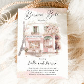 Bonjour Bébé Paris Pariser Babydusche Einladung