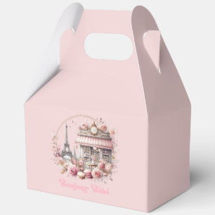 Bonjour Bébé Parisian Chic Baby Shower Geschenkschachtel