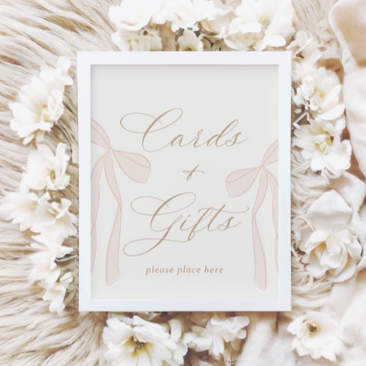 Bonjour Bébé Pink Paris Eiffel Tower Cards & Gesch Poster