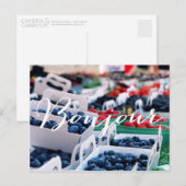 Bonjour Berries POSTCARD Postkarte (Vorne/Hinten)