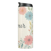 Bonjour Blumenthermalbecher  Thermosbecher (Nach rechts gedreht)
