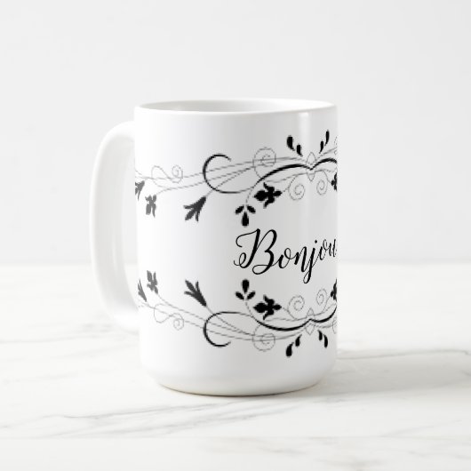 Bonjour Classic Tasse (Vorderseite Links)