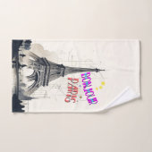 Bonjour Colorful Paris Handtuch (Handtuch)