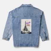 Bonjour Colorful Paris Jeansjacke (Rückseite)