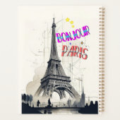 Bonjour Colorful Paris Planer (Rückseite)