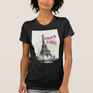 Bonjour Colorful Paris T-Shirt