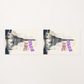 Bonjour Colorful Paris Yogamatte (Vorderseite (Horizontal))