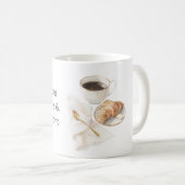 Bonjour Croissant & Kaffee Kaffeetasse (VorderseiteRechts)