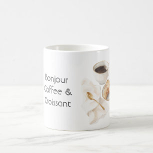 Bonjour Croissant & Kaffee Kaffeetasse