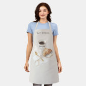 Bonjour Croissant & Kaffee Schürze (Getragen)