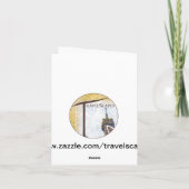 Bonjour! Feiertagskarte (Rückseite)