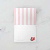 Bonjour, französische Inspirierte Karte (Innenseite)