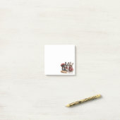 Bonjour French Bulldogs Post-it Klebezettel (Auf Schreibtisch)