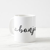 Bonjour French Design Kaffeetasse (Vorderseite Links)
